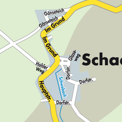 Stadtplan Schachtebich