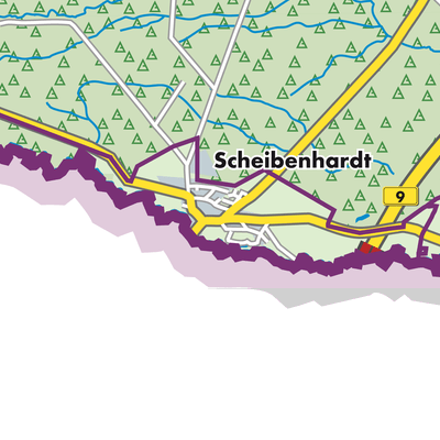 Übersichtsplan Scheibenhardt