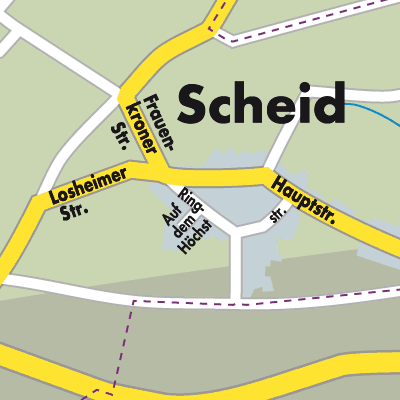 Stadtplan Scheid