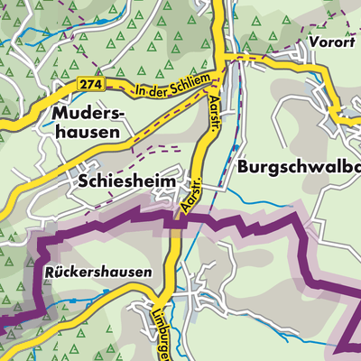 Übersichtsplan Schiesheim
