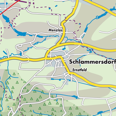 Übersichtsplan Schlammersdorf