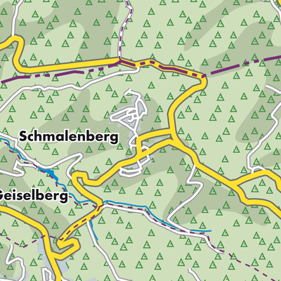 Übersichtsplan Schmalenberg