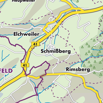 Übersichtsplan Schmißberg
