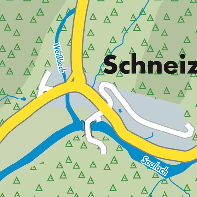 Stadtplan Schneizlreuth