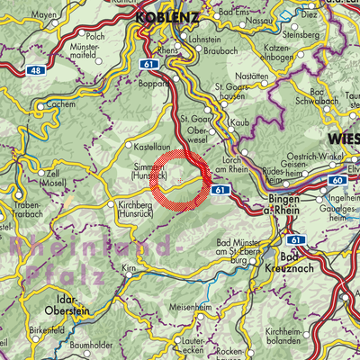Landkarte Schnorbach