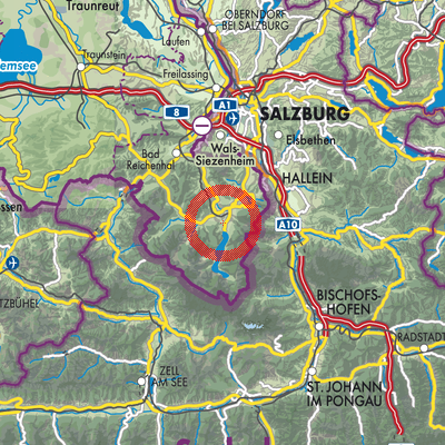 Landkarte Schönau am Königssee