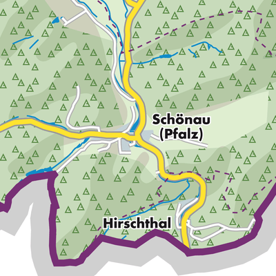Übersichtsplan Schönau (Pfalz)