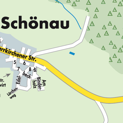Stadtplan Schönau