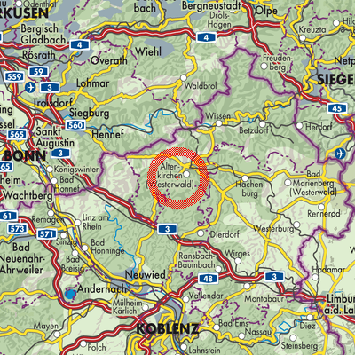 Landkarte Schöneberg