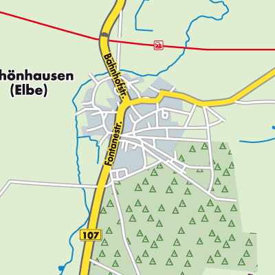 Übersichtsplan Schönhausen (Elbe)