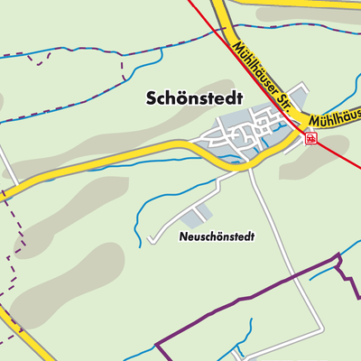 Übersichtsplan Schönstedt