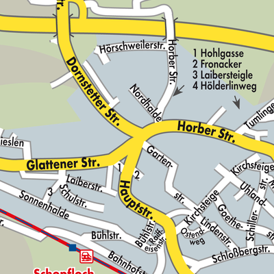 Stadtplan Schopfloch