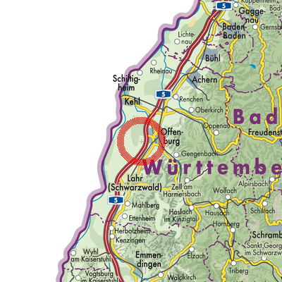 Landkarte Schutterwald