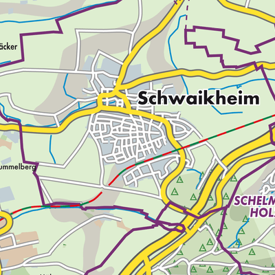 Übersichtsplan Schwaikheim