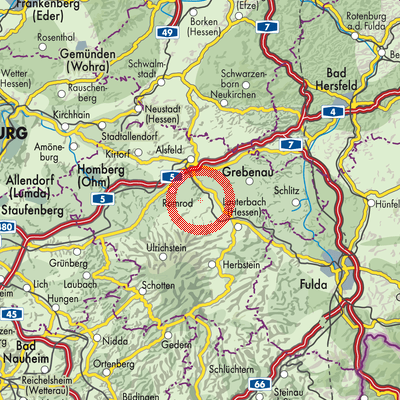 Landkarte Schwalmtal