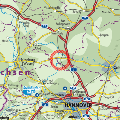 Landkarte Schwarmstedt