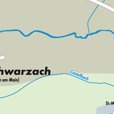 Stadtplan Schwarzach am Main