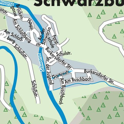 Stadtplan Schwarzburg