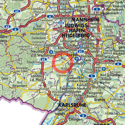 Landkarte Schwegenheim
