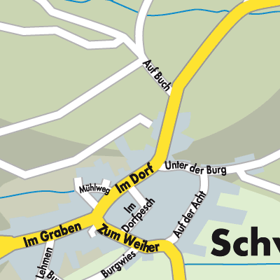 Stadtplan Schwirzheim