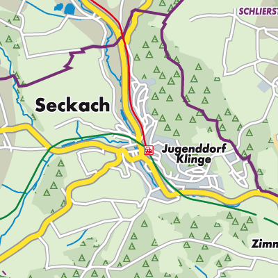 Übersichtsplan Seckach