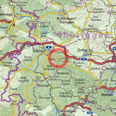Landkarte Seebach