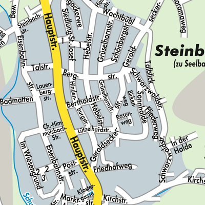 Stadtplan Seelbach
