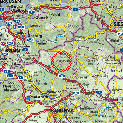 Landkarte Seelbach (Westerwald)