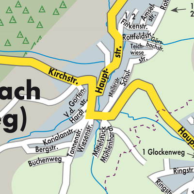 Stadtplan Selbach (Sieg)
