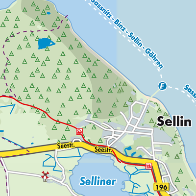 Übersichtsplan Sellin