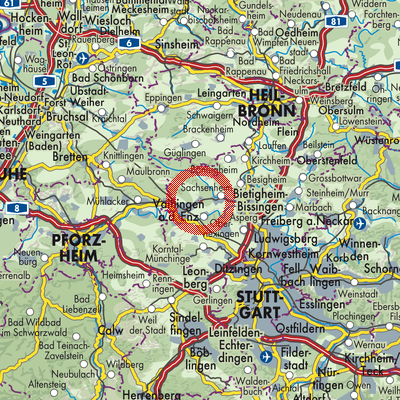 Landkarte Sersheim