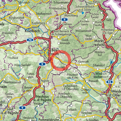 Landkarte Seybothenreuth