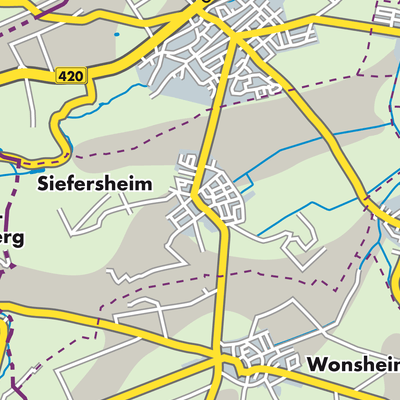 Übersichtsplan Siefersheim
