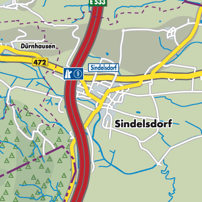 Übersichtsplan Sindelsdorf
