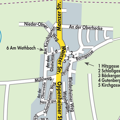 Stadtplan Sörgenloch