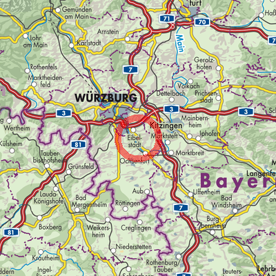 Landkarte Sommerhausen
