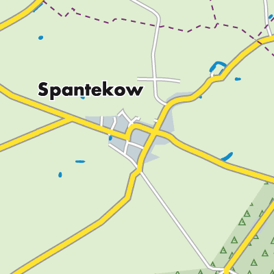 Übersichtsplan Spantekow