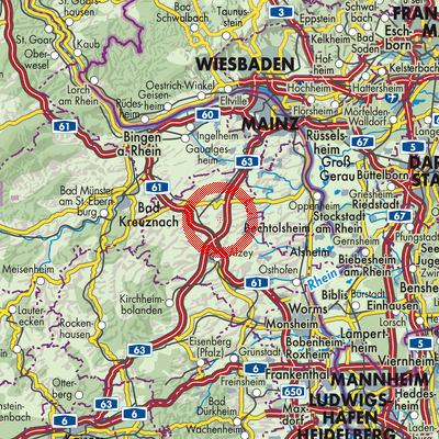 Landkarte Spiesheim