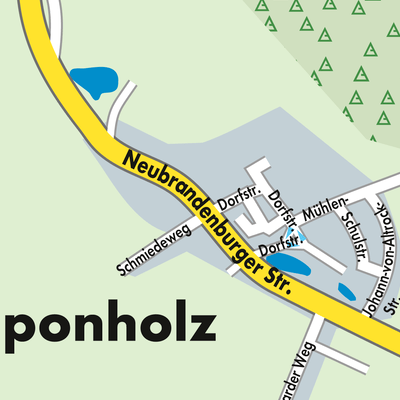 Stadtplan Sponholz