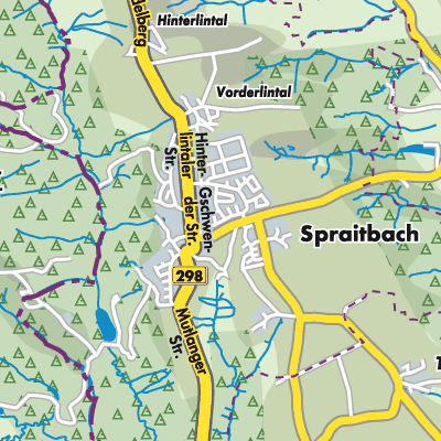 Übersichtsplan Spraitbach
