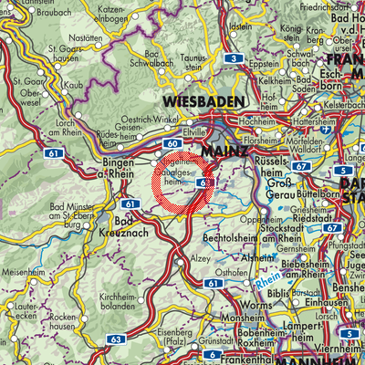 Landkarte Stadecken-Elsheim