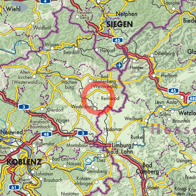 Landkarte Stahlhofen am Wiesensee