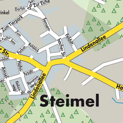 Stadtplan Steimel