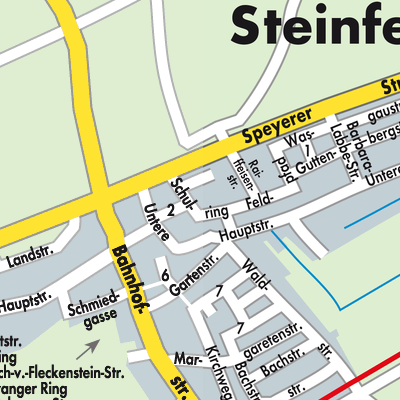 Stadtplan Steinfeld