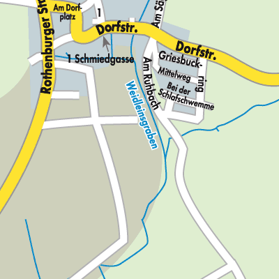 Stadtplan Steinsfeld