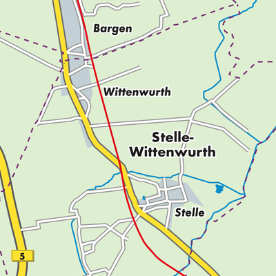 Übersichtsplan Stelle-Wittenwurth