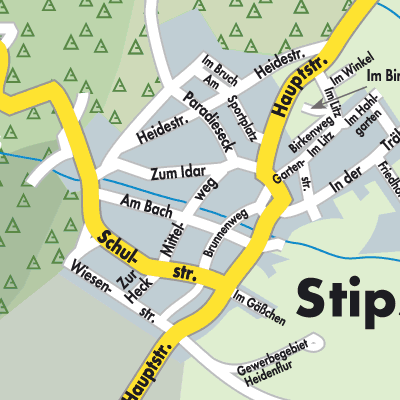 Stadtplan Stipshausen