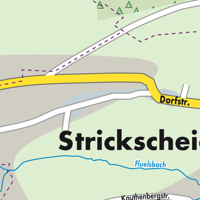 Stadtplan Strickscheid