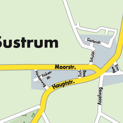 Stadtplan Sustrum
