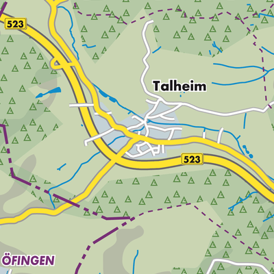 Übersichtsplan Talheim